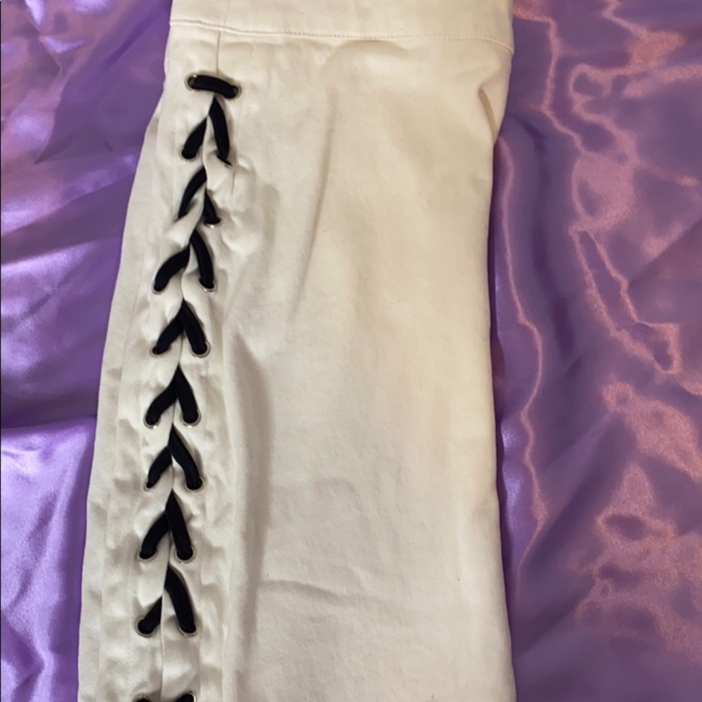 White skirt